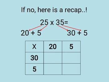 Image result for Times Grid Method Practice