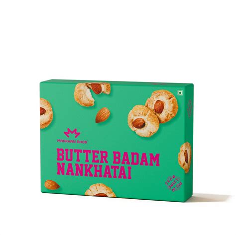 Buy Butter Badam Nankhatai – Rich Almond Indian Cookies – Maakhan Bhog