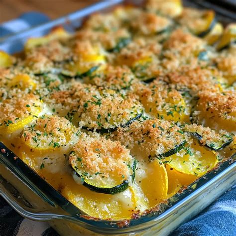 Zucchini and Squash Casserole Recipe – Healthy Summer Bake