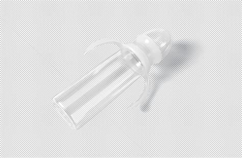 Baby Bottle with Handles and Cap Mockup Detailed Display | ZippyPixels