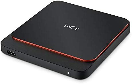 LaCie Portable 500GB External SSD — USB-C USB 3.1, for Windows and Mac ...