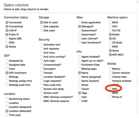 Match Serial Number to IMEI - The Meraki Community