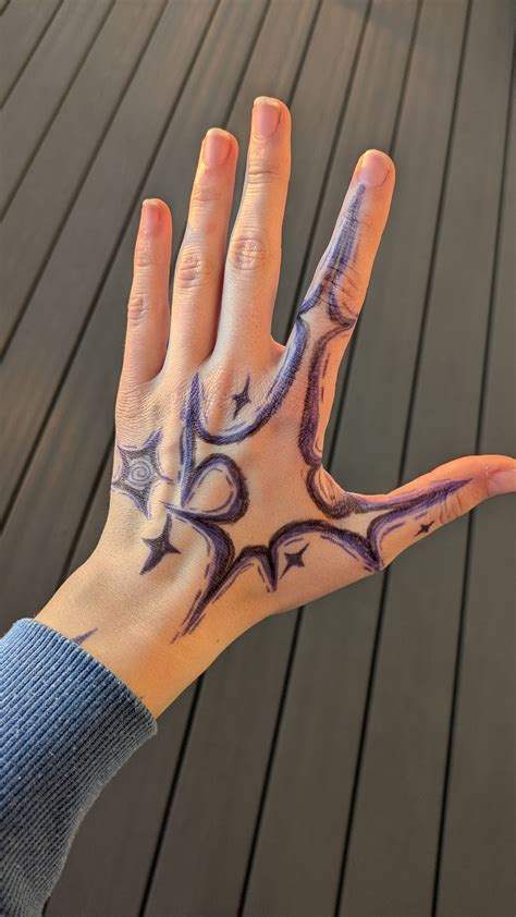 Hand drawings with pen | Hand and finger tattoos, Pen tattoo, How to ...