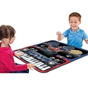 Buy KAHUMBO Portable 2-in-1 Drum & Piano Combo Educational Musical Play ...