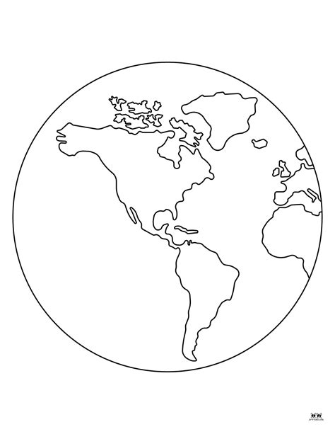 Free Printable Earth Coloring Pages
