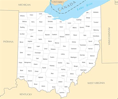 Image result for Ohio Area Code Map