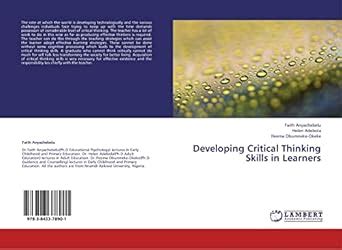 Developing Critical Thinking Skills in Learners : Ifeoma Obumneke-Okeke ...