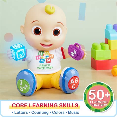 Buy CoComelon Interactive Learning JJ Doll with Lights, Sounds, and ...