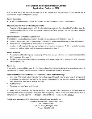 Fillable Online clmcd Soil Erosion and Sedimentation Control ...