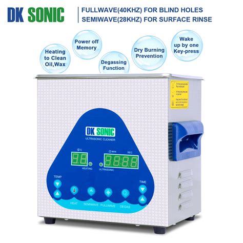 Buy DK SONIC Ultrasonic Cleaner with Digital Timer and Basket for ...