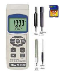 Lutron WA-2017SD pH/ORP, DO, CD/TDS, SALT METER + SD Card real time ...