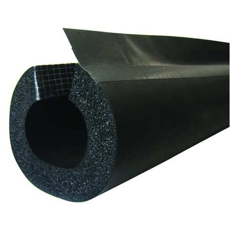 K-Flex Usa Pipe Insulation Tube W/ Slit. Adhesive & Flap, 2 in x 6 ft L ...