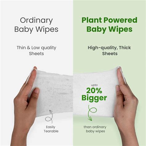 Mother Sparsh Plant Powered Baby Wipes - Cucumber