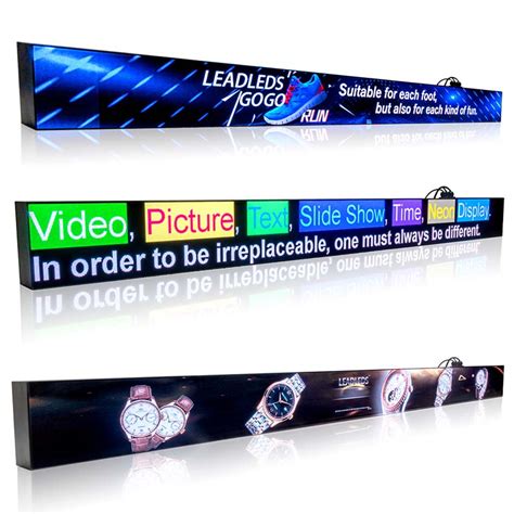 Leadleds 78 in Ultra HD Indoor Electronic Programmable Sign Advertisin