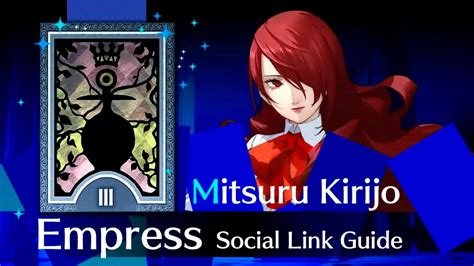 Persona 3 Reload - Mitsuru Kirijo Empress Social Link Guide
