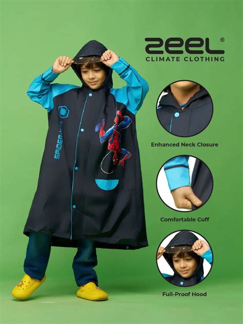Buy Kid's Raincoats, Rain Jackets Online - ZEEL Kids Rainwear