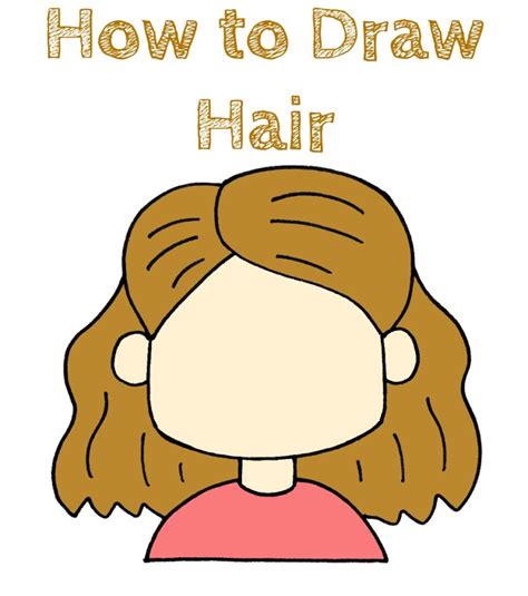 Image result for How to Draw Simple Hair