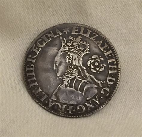 Tudor RESTRIKE Sixpence Coin 1562 Tudor Re-enactment Larp Queen ...