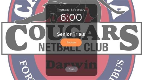 Senior Trials No. 4 , Territory Netball Stadium, Darwin, February 8 ...