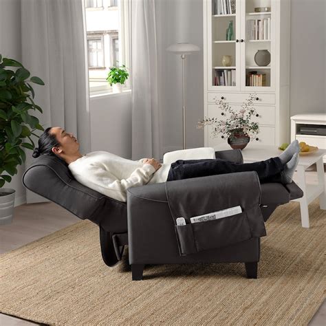 MUREN recliner, Remmarn dark grey - IKEA