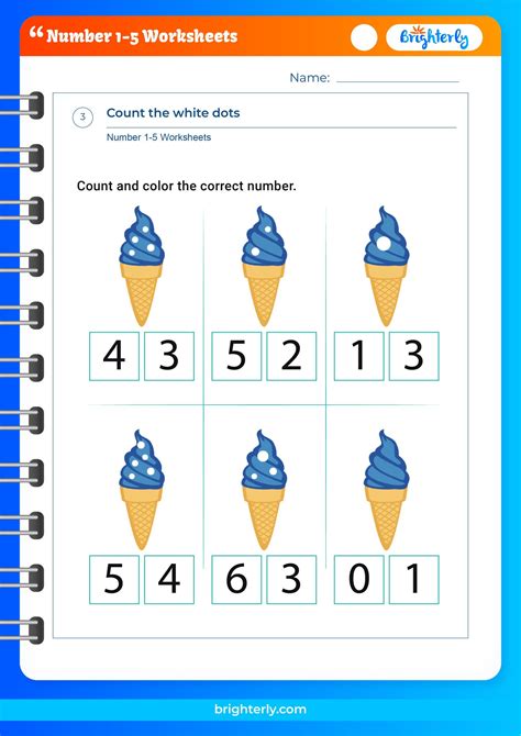 1-5 Number Worksheets