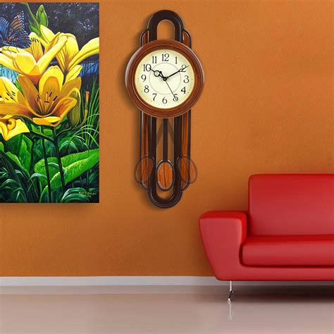 Buy Harbour Analog Latest Stylish New Models Wall Clock With Pendulum ...