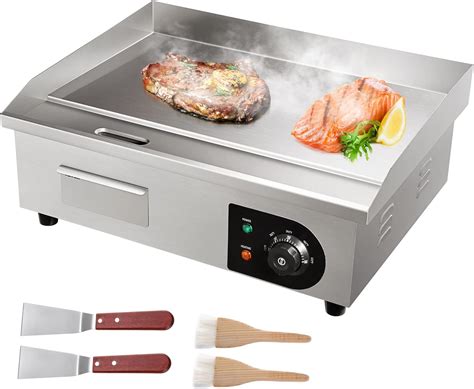 Amazon.com: 22" 1600W Electric Countertop Griddle with Adjustable Temp ...