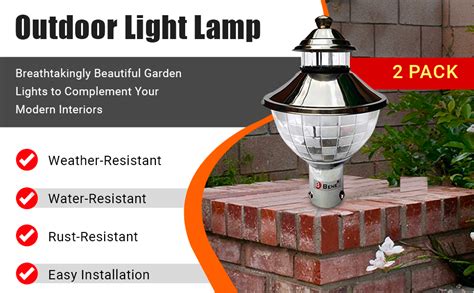 BENE Freddo Garden Light (Steel 21Cm 2Pc) : Amazon.in: Home & Kitchen