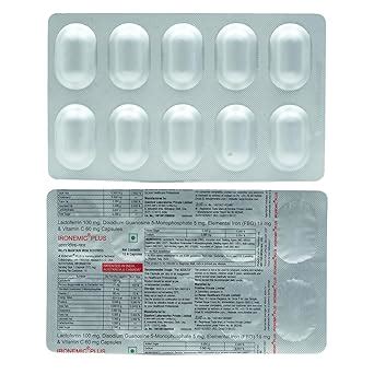Ironemic Plus - Strip of 10 Capsules : Amazon.in: Health & Personal Care