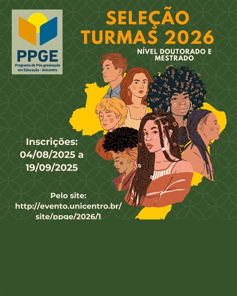 Unicentro está com seleção aberta para Mestrado e Doutorado em Educação | Campus de Irati