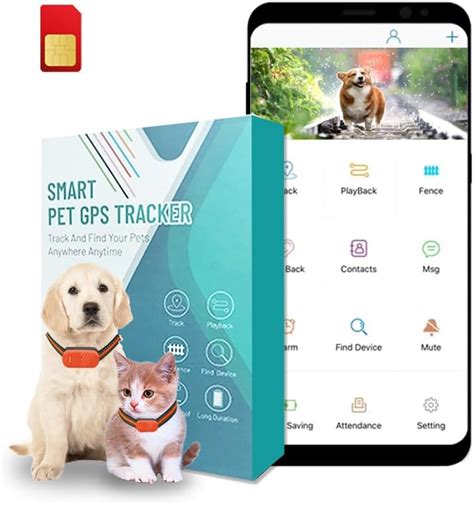 FeTaca® Smart 4G Pet GPS Tracker for Dogs, Small Cats & Other Animals ...