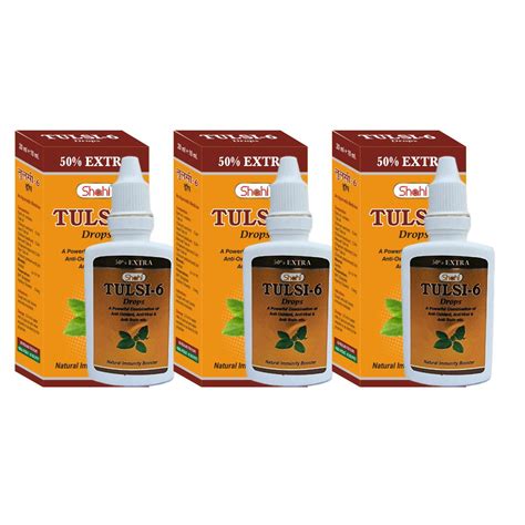 Tulsi - 6 Drops 30ml to (Pack of 3) - Shahi Store