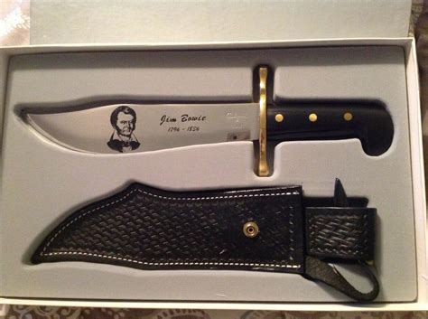 VINTAGE CASE XX USA 1836 BOWIE KNIFE JIM BOWIE 200th ANNIVERSARY ...