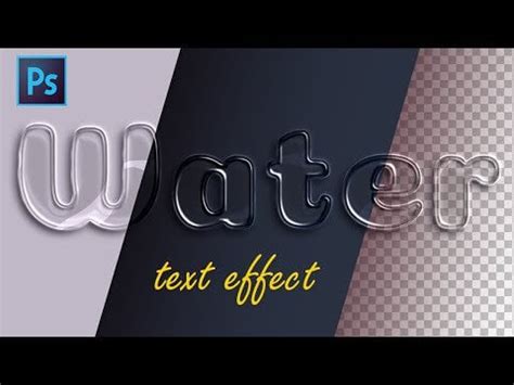Image result for Water Text Photoshop Tutorial