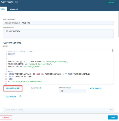 Image result for Validate SQL Query Interface
