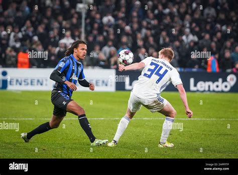 Copenhagen, Denmark. 20th Feb, 2022. Robin Ostrom (24) of Odense ...