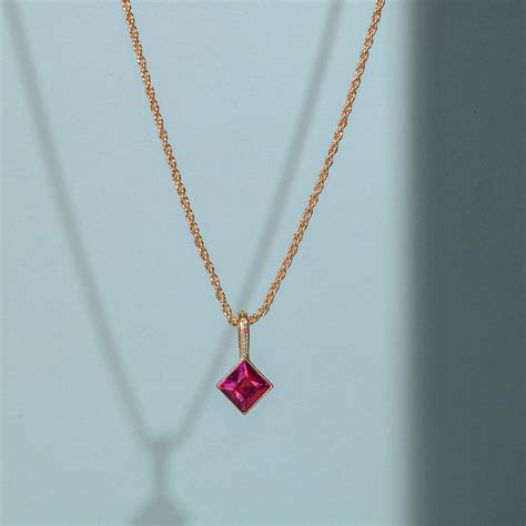 Accessorize London Women's Pink Willow Gem Short Pendant Necklace ...