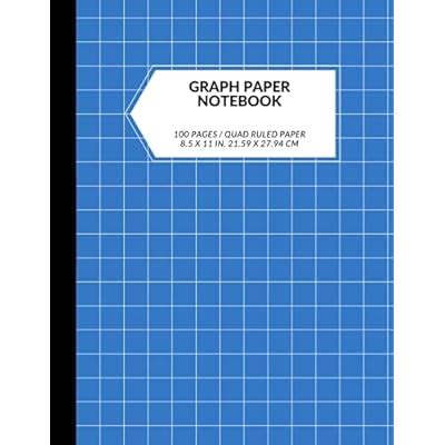 BIG MATH NOTEBOOK 12 INCH SQUARES GRAPH PAPER QUAD India | Ubuy