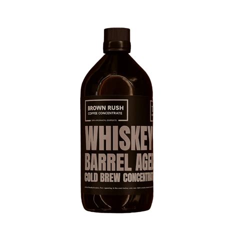 Brown Rush Whiskey Barrel Aged Coffee Concentrate (520ml) – Caramelly