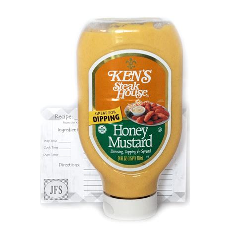 Amazon.com : Ken's Honey Mustard, 1-24 Ounce Bottle Bundled with a JFS ...