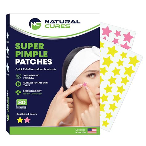 Star Pimple Patches For Face Hydrocolloid Acne Patches For Quick ...