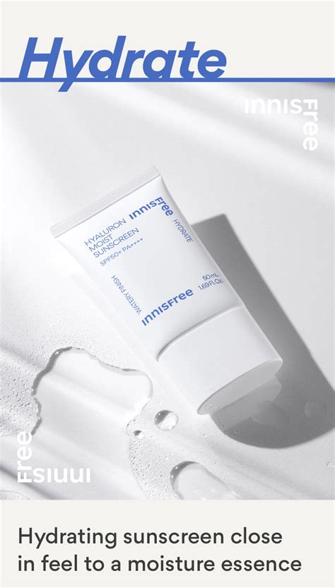 Hyaluronic Moist Sun SPF50+PA4+ 50ml – innisfree India