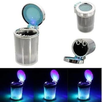 Color Changing Smokeless Cigarette Ashtray with Multi Color LED Light ...