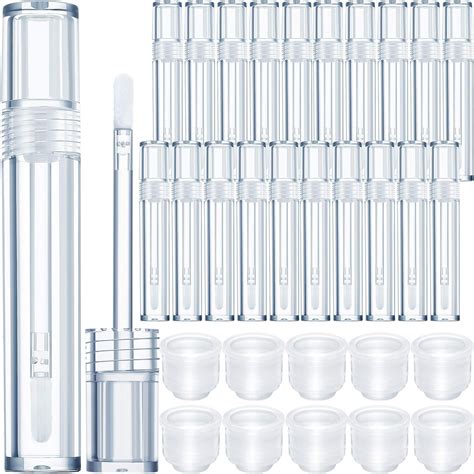 20 Pieces Empty Lip Gloss Tubes 5 ml Transparent Lip India | Ubuy