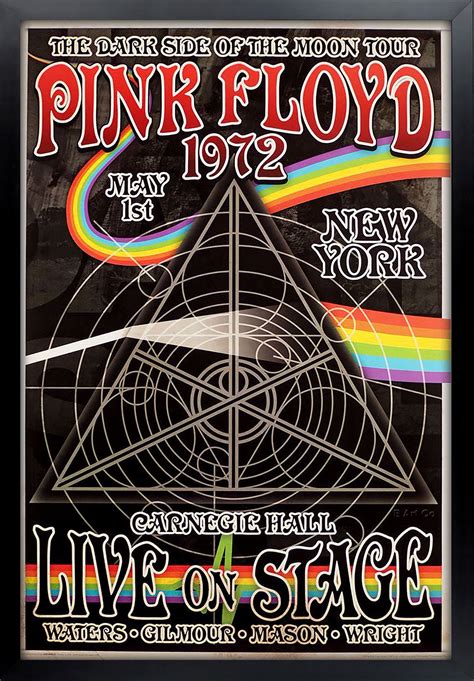 Pink Floyd Poster Framed and Ready to Hang. - Etsy Canada | Pink floyd ...