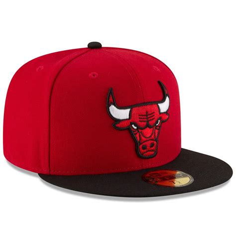 Buy Men's New Era Red/Black Chicago Bulls Official Team Color 2Tone ...
