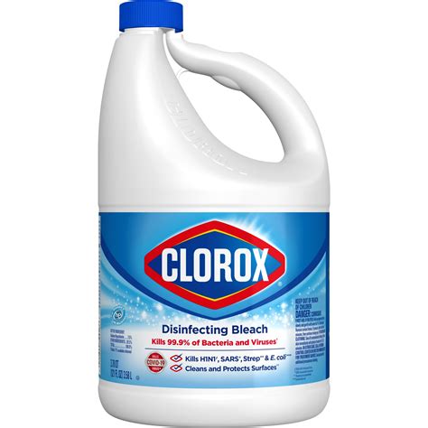 Clorox Disinfecting Bleach, Regular (Concentrated Formula) - 121 fl oz ...