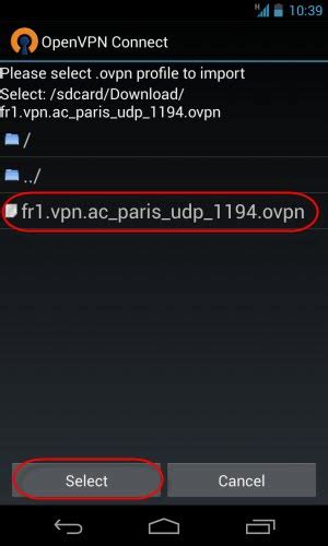 OpenVPN Android Client 的图像结果