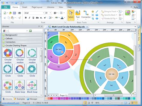 Free Circular Diagram Software | EdrawMax