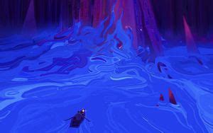 Wallpaper boat, couple, stars, night, romance, art hd, picture, image